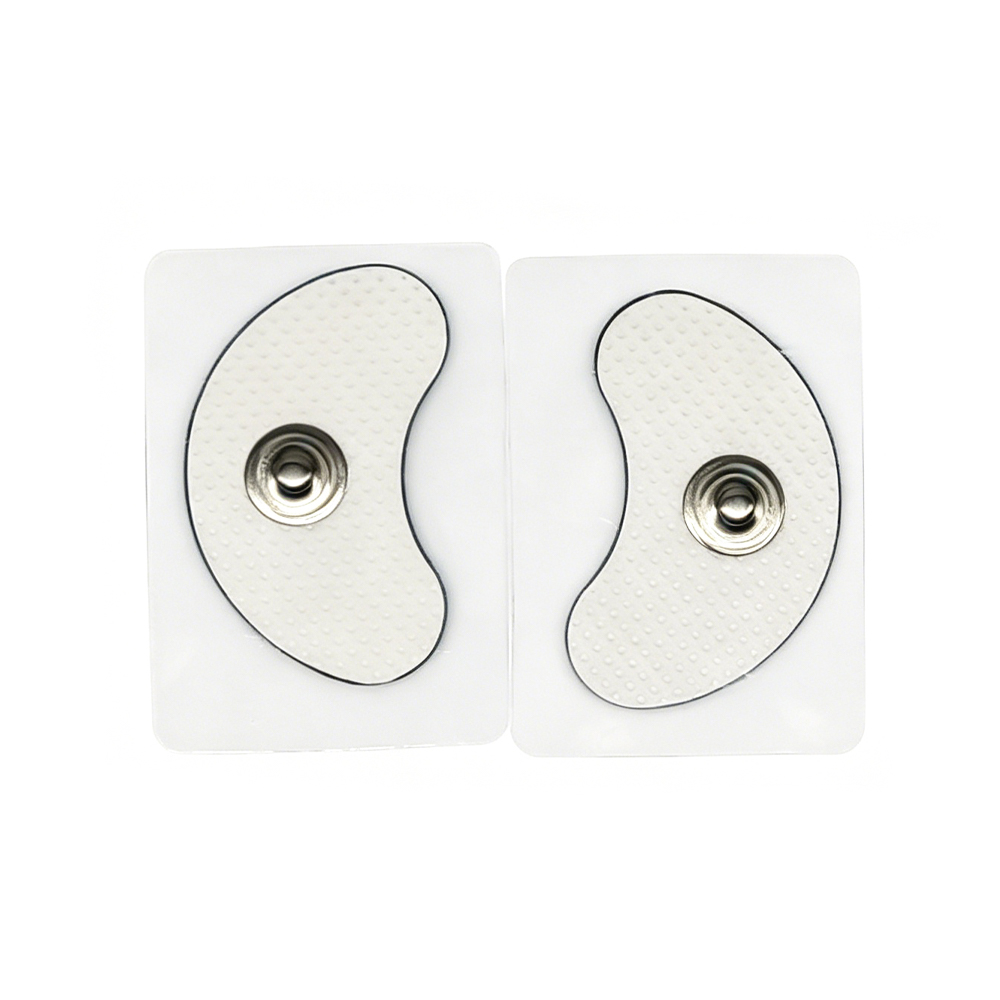 Almohadillas de electrodos TENS/EMS en forma de media luna