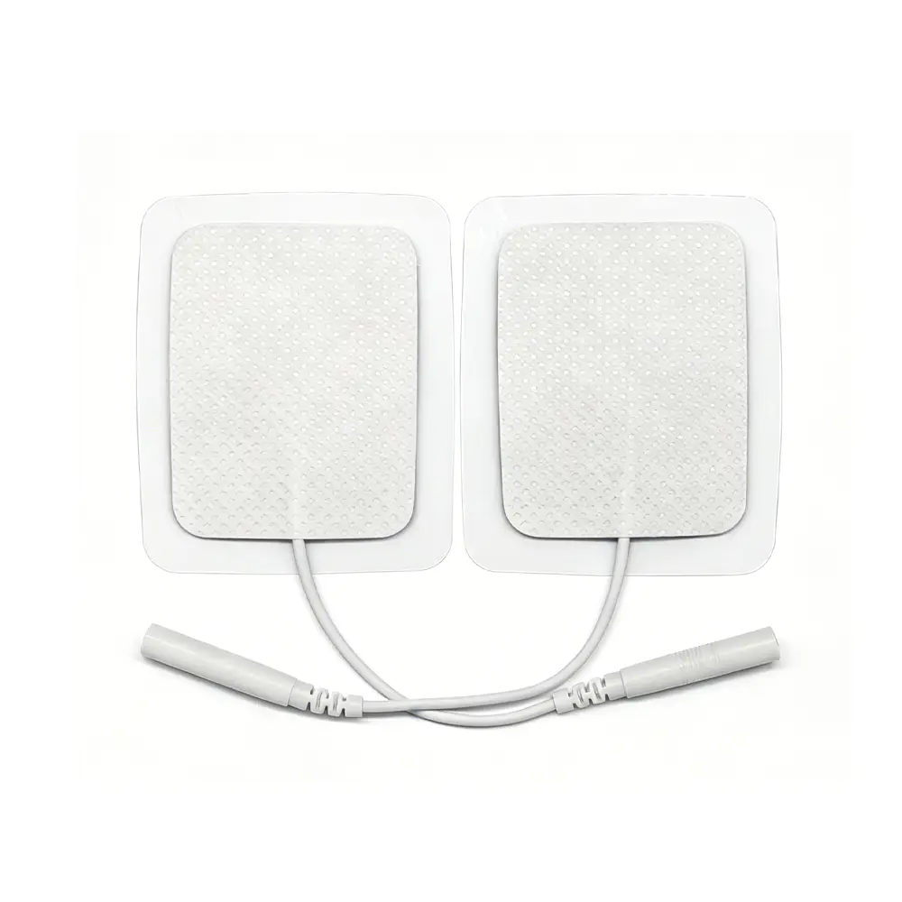 Almohadillas de electrodos autoadhesivas TENS/EMS (conector de clavija de 2,0 mm)