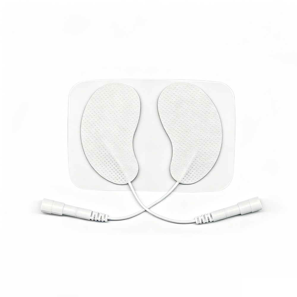 Almohadillas de electrodos TENS/EMS en forma de media luna