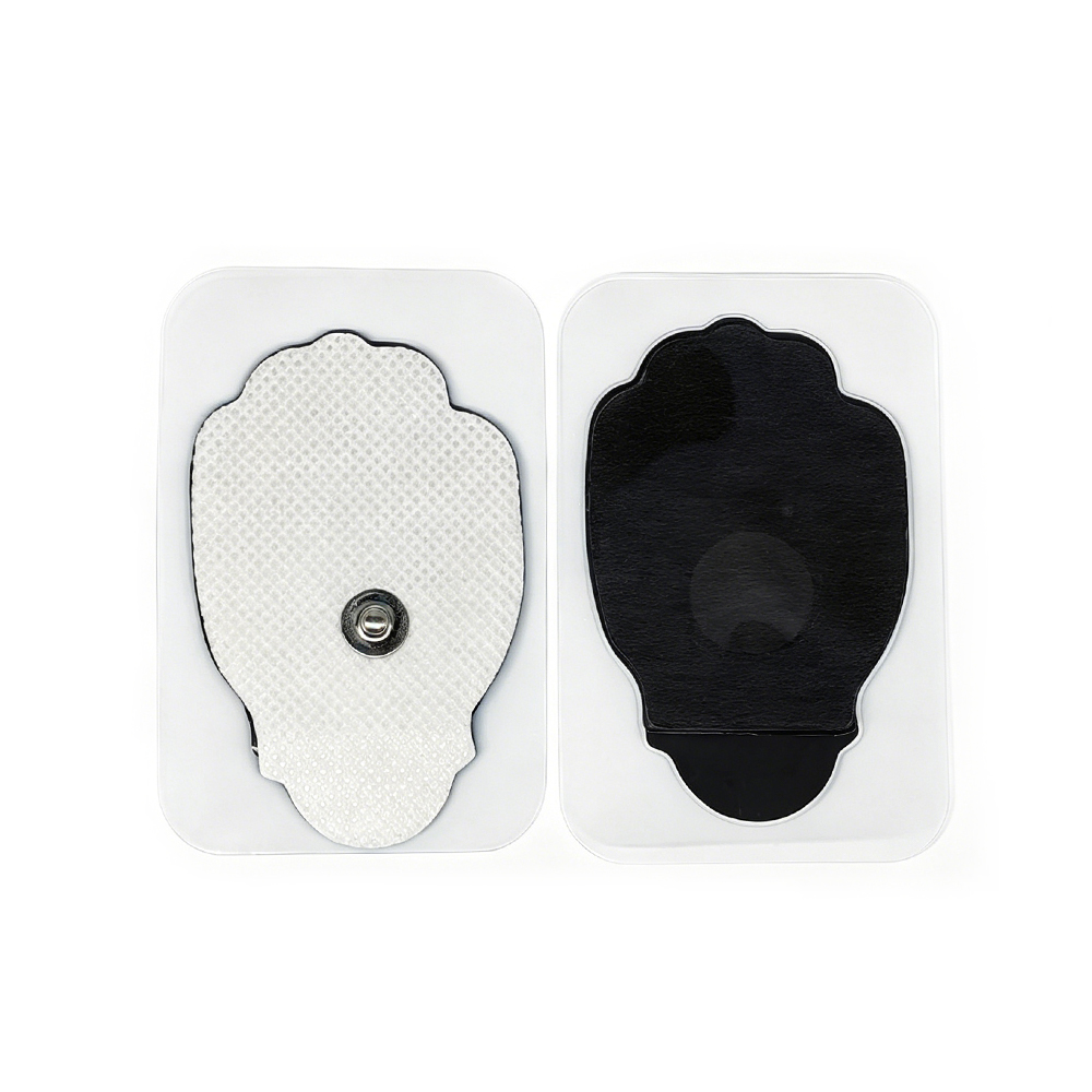 Almohadillas de electrodos TENS/EMS en forma de mano/palma