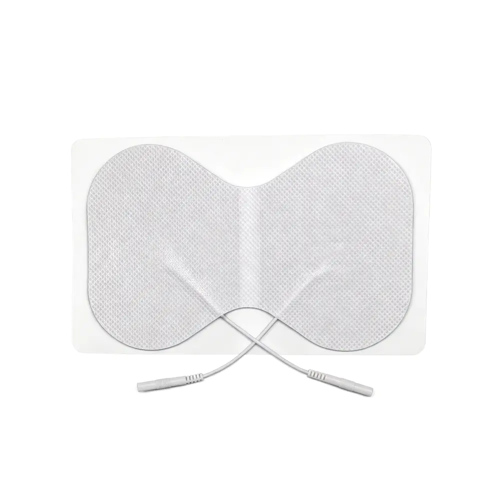 Almohadilla de electrodo TENS/EMS grande en forma de mariposa