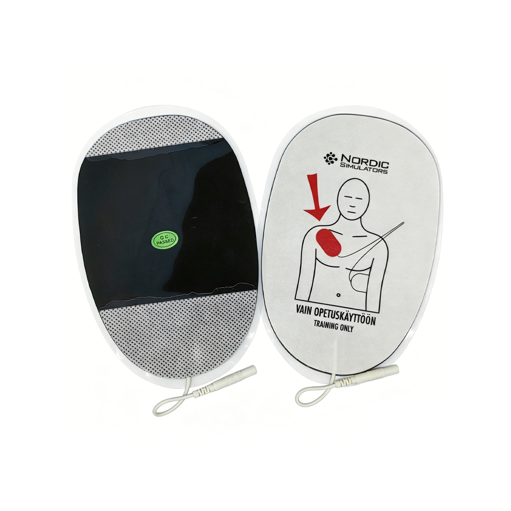 Almohadillas de electrodos para desfibrilador de entrenamiento en RCP (solo entrenamiento)