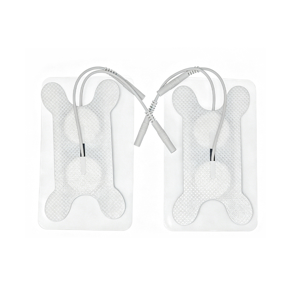 Almohadillas de electrodos para terapia de garganta