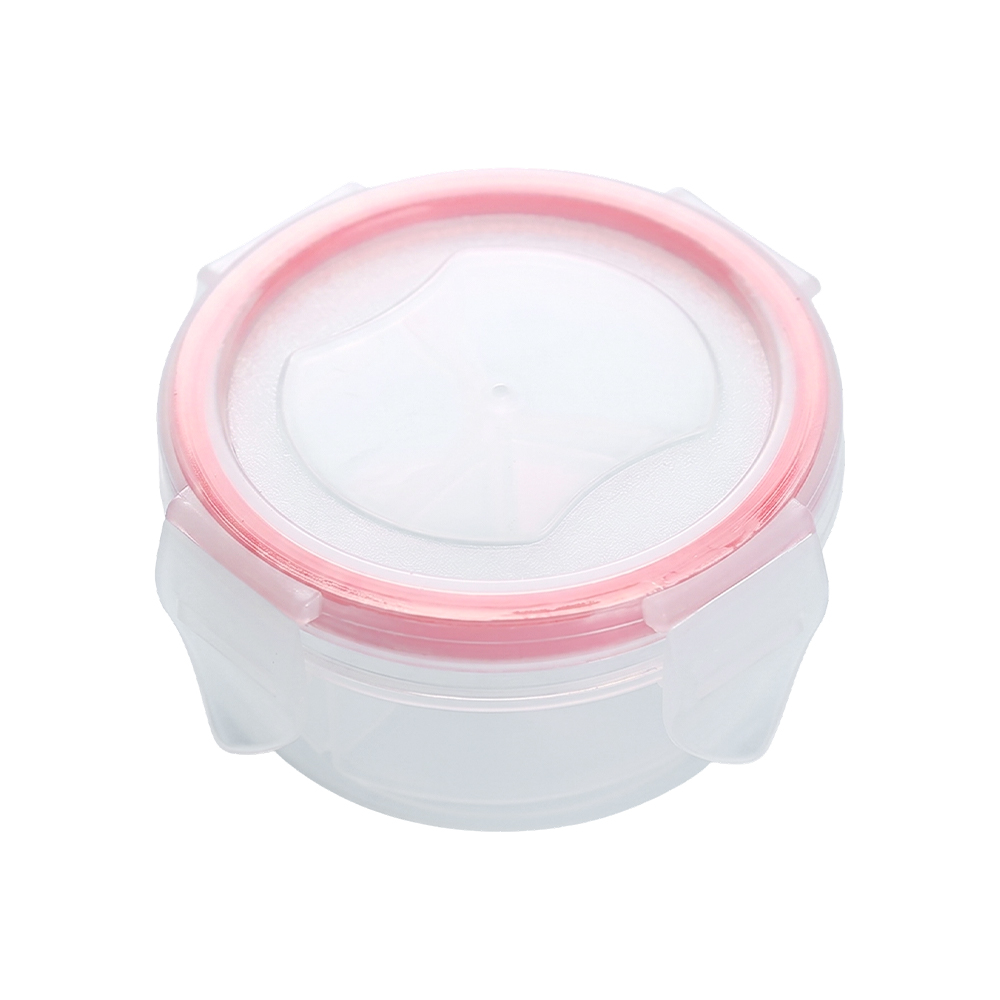 Pastillero hermético redondo de 3 compartimentos