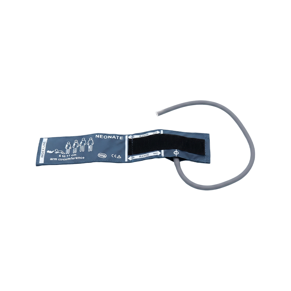 Manguito de presión arterial neonatal de tubo simple/doble