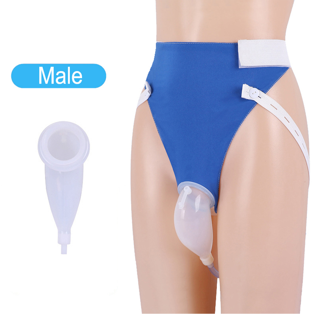 Colector de orina para incontinencia antifugas para hombres postrados en cama y posquirúrgicos