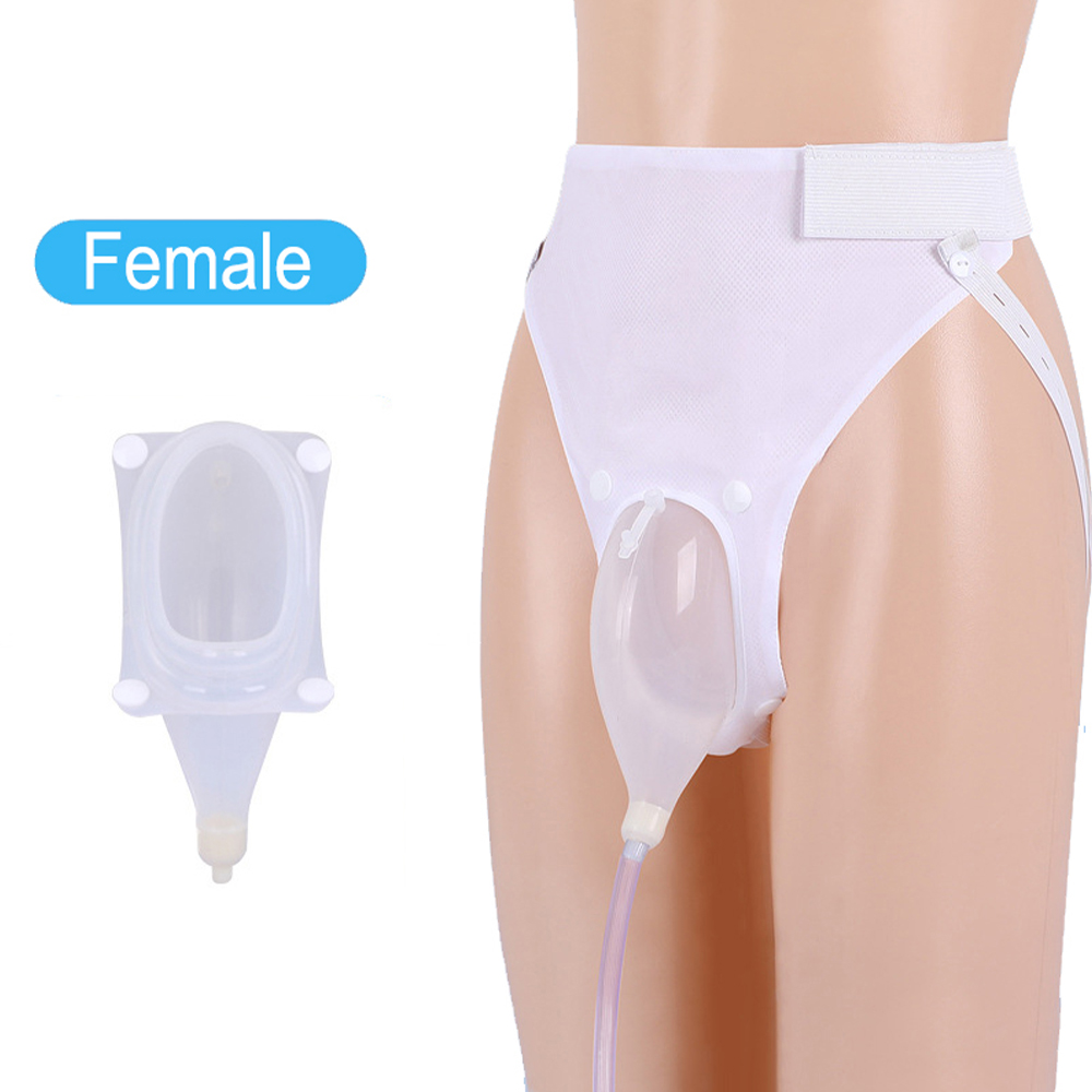 Colector urinario externo de silicona para mujer