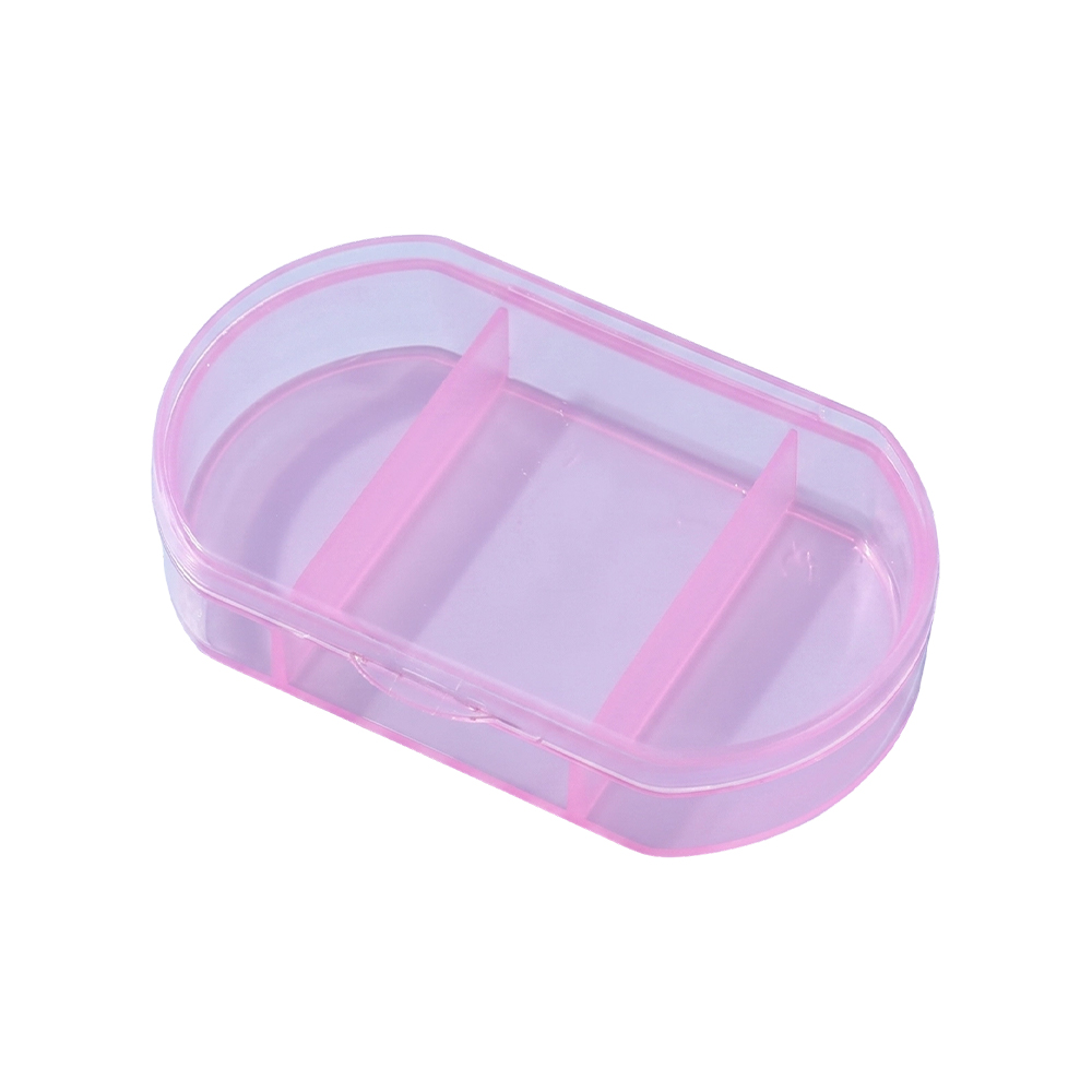 Pastillero portátil de 3 compartimentos para 1 día