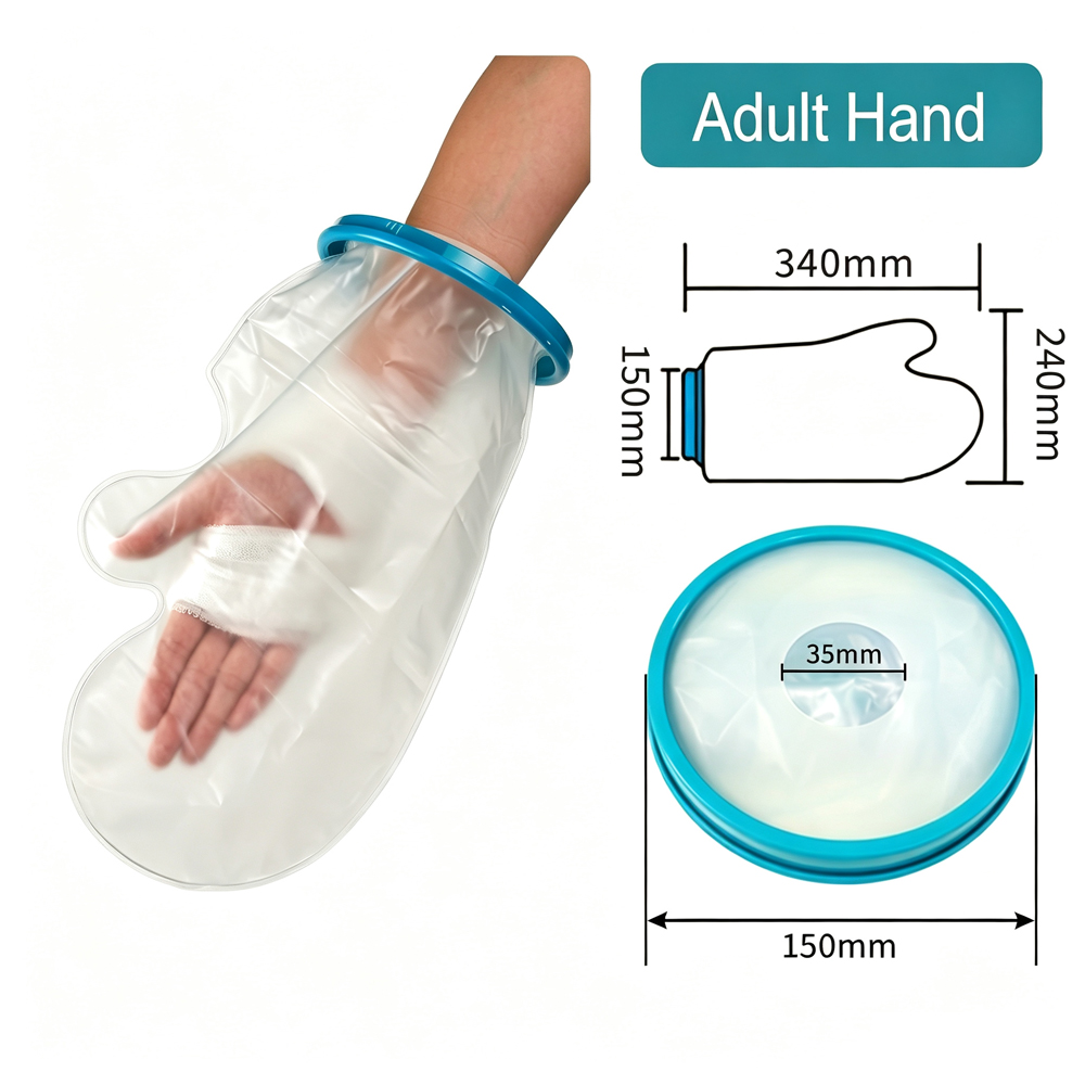 Protector de yeso impermeable para manos y pies de extremidades adultas