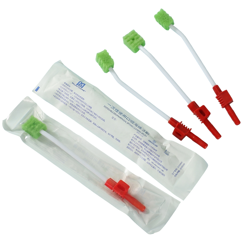 Hisopos de esponja desechables para el cuidado bucal